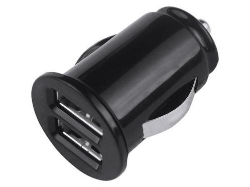 Veiling - 2x Grab n Go autolader 2x USB 2.1A zwart, Telecommunicatie, Autoladers, Nieuw