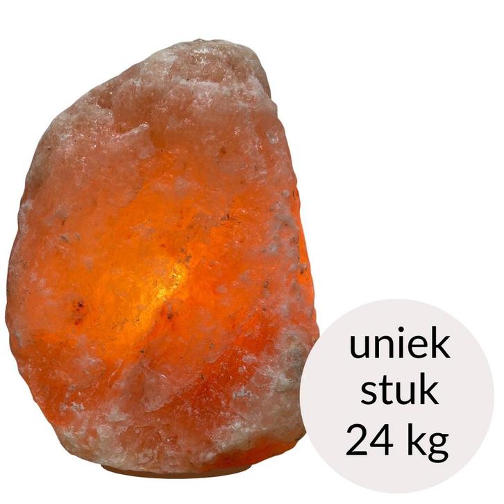 Himalaya Zoutlamp roze kleur, 24 kg – uniek stuk (incl., Sport en Fitness, Gezondheidsproducten en Wellness, Ophalen of Verzenden