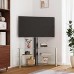vidaXL Tv-standaard hoek 3-laags voor 32-70 inch zwart en, Verzenden, Nieuw