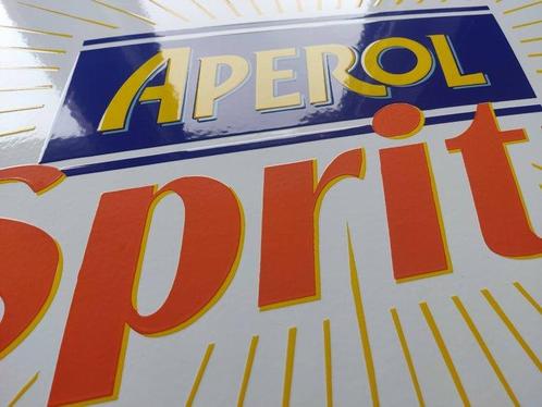 Aperol Spritz bitter apéritif, enamel sign, Emailschild,, Antiek en Kunst, Antiek | Wandborden en Tegels