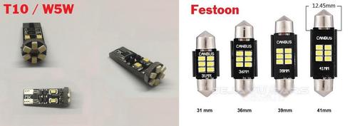 LED Interieur Verlichting | T10/5W5 | Festoon 31mm 36mm 39mm, Auto diversen, Tuning en Styling, Ophalen of Verzenden
