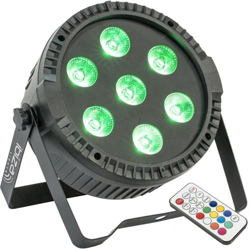 Ibiza Thinpar 7x6-RGBW Extra Platte Par Projector 7x 6W, Muziek en Instrumenten, Licht en Laser