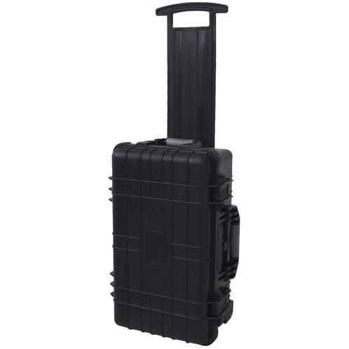 vidaXL Hardcase transportkoffer met wielen en schuimen, Audio, Tv en Foto, Foto | Cameratassen, Nieuw, Verzenden