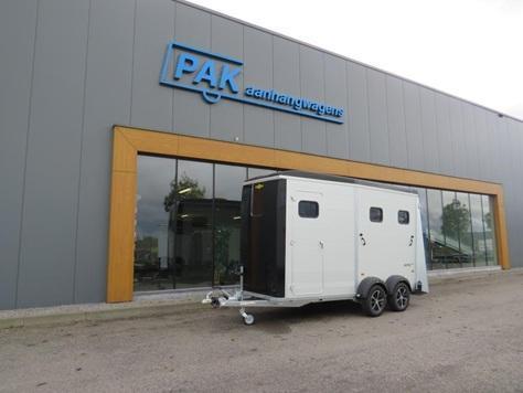 Humbaur 2 paards trailer Notos TRIA: bij ons op voorraad!, Auto diversen, Aanhangers en Bagagewagens, Nieuw, Ophalen of Verzenden