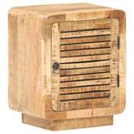 vidaXL Nachtkastje 40x30x50 cm ruw mangohout, Huis en Inrichting, Slaapkamer | Nachtkastjes, Verzenden, Nieuw