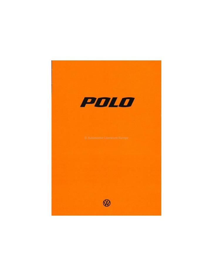 1976 VOLKSWAGEN POLO BROCHURE NEDERLANDS, Boeken, Catalogussen en Folders, Ophalen of Verzenden