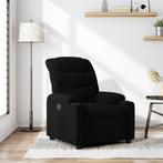 Zwarte Fauteuil Verstelbaar | Retour Deal | 60% Korting, Huis en Inrichting, Verzenden, Nieuw, 75 tot 100 cm, 75 tot 100 cm