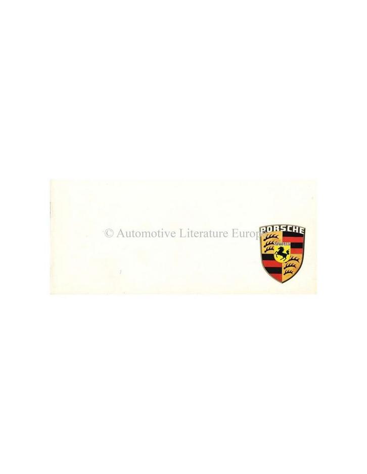 1967 PORSCHE 911 & 912 BROCHURE DUITS, Boeken, Auto's | Folders en Tijdschriften, Ophalen of Verzenden