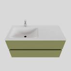 Badkamermeubel Solid Surface BWS Oslo 100x46 cm Links Mat, Ophalen of Verzenden, Nieuw, Bad