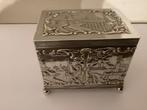 Boîte - Argent 835 - Boîte à thé argentée, Antiquités & Art