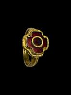 Vroeg-middeleeuws Geel goud Ring - Merovingisch gouden ring, Handtassen en Accessoires