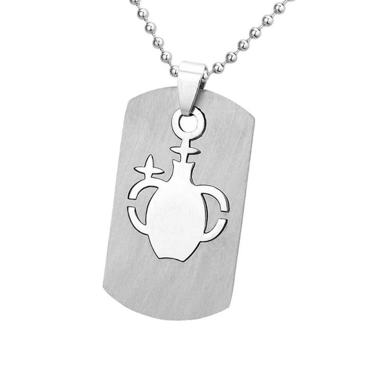 Fako Bijoux - Ketting - RVS Hanger - Sterrenbeeld Open -, Handtassen en Accessoires, Kettingen, Verzenden