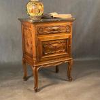 Armoire - Bois, Marbre, Artisanat italien style Louis XV, Antiquités & Art