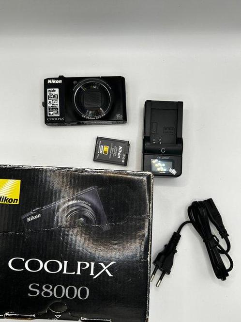 Nikon Coolpix S8000 - CCD 14,2 mégapixels Zoom optique 10x, Audio, Tv en Foto, Fotocamera's Digitaal