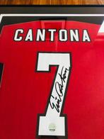 Eric Cantona - Maillot de football officiel signé Manchester, Verzamelen, Overige Verzamelen, Nieuw