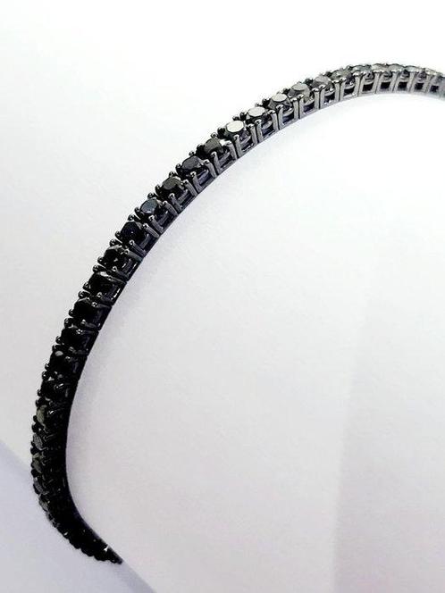 Armband - 18 karaat Witgoud - 8.51ct. tw. Diamant, Handtassen en Accessoires, Armbanden