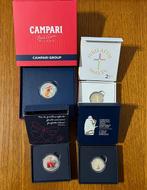 Italië. 2 Euro / 5 Euro 2025 (4 coins BU + Proof)