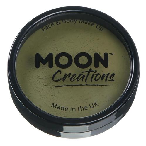 Moon Creations Pro Face Paint Cake Pots Army Green 36g, Hobby en Vrije tijd, Feestartikelen, Nieuw, Verzenden