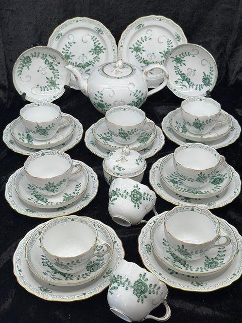 Meissen - Theeservies - Indian flowers - Porselein, Antiek en Kunst, Antiek | Meubels | Tafels