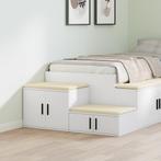 vidaXL Witte Opbergkast 103x41x40 cm in Gelaagd Hout, Verzenden, Nieuw