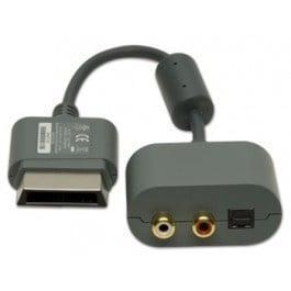 Microsoft Xbox 360 Audio Adapter (Xbox 360 Accessoires), Games en Spelcomputers, Spelcomputers | Xbox 360, Zo goed als nieuw, Ophalen of Verzenden