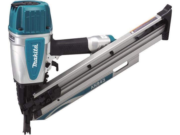 Makita AN943K - Pneumatische constructienagel tacker -, Huis en Inrichting, Woonaccessoires | Overige, Zo goed als nieuw, Verzenden