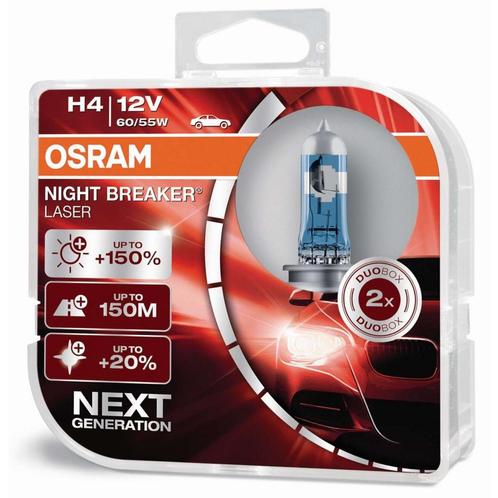 Osram H4 Night Breaker Laser +150% 64193NL Autolampen, Autos : Pièces & Accessoires, Éclairage, Enlèvement ou Envoi