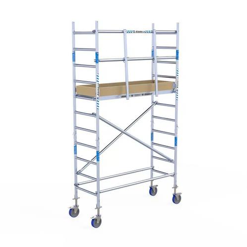 ALX rolsteiger 75 x 4,2m WH met voorloopleuning, Doe-het-zelf en Bouw, Steigers, Rolsteiger of Kamersteiger, Nieuw, 2 tot 5 meter