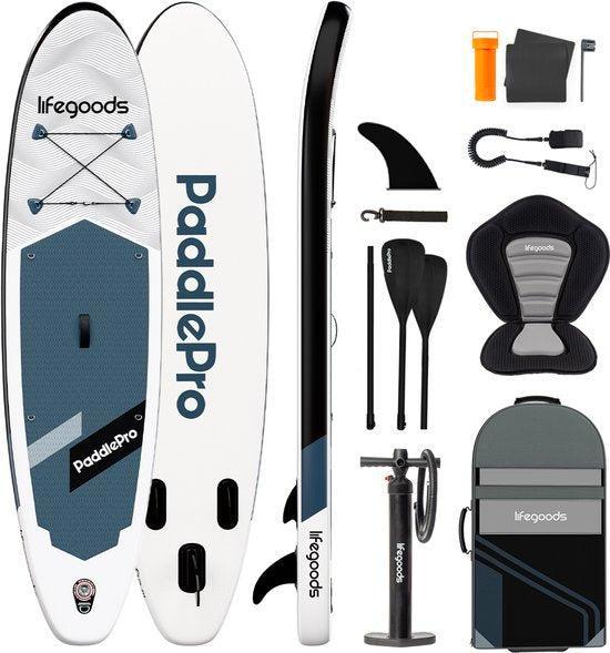 2dekans | LifeGoods SUP Board Allround Compact - Met Zitje -, Watersport en Boten, Suppen, Ophalen of Verzenden