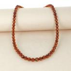 Natuurlijke Baltische amberkleur honing, facetrond met