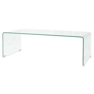 Kot Salontafel Deal! -40% Transparant Glas: , Limited Stock!, Huis en Inrichting, Tafels | Salontafels, 50 tot 100 cm, Rechthoekig