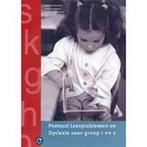 Protocol Leesproblemen en Dyslexie voor groep 1 en 2, Gelezen, H. Wentink, L. Verhoeven, Verzenden