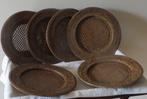 Dienblad (10) - Rattan - 10handgevlochten stukken