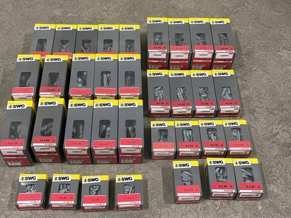 Veiling - SWG pluggen set 34-delig, Bricolage & Construction, Quincaillerie & Fixations