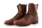 Manfield Veterboots in maat 41 Cognac | 5% extra korting, Kleding | Dames, Overige kleuren, Verzenden, Overige typen, Manfield