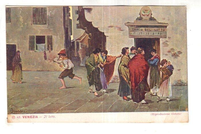 Italië - Collectie Oude en zeer oude ansichtkaarten Italië -, Verzamelen, Postkaarten | Buitenland