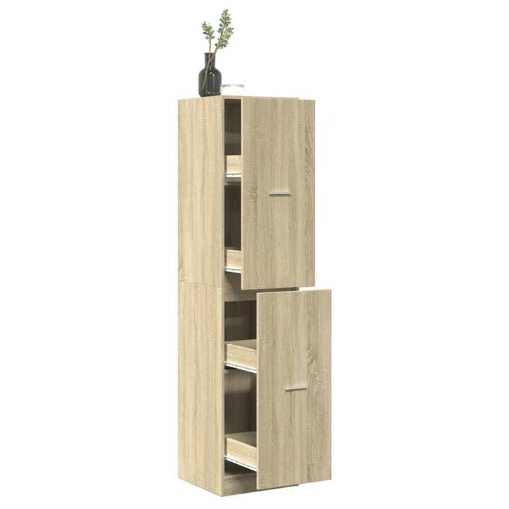 vidaXL Apothekerskast 40x41x174,5 cm bewerkt hout sonoma, Huis en Inrichting, Kasten | Overige, Nieuw, Verzenden