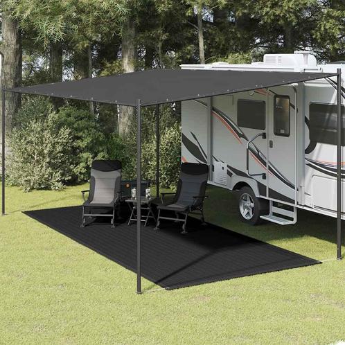 vidaXL Tenttapijt 250x500 cm zwart, Caravans en Kamperen, Tentaccessoires, Nieuw, Verzenden
