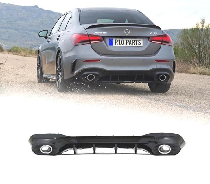 DIFFUSEUR MERCEDES CLASSE A V177 AMG 18- LOOK A35 + EMBOUTS, Auto-onderdelen, Carrosserie, Verzenden