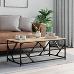 vidaXL Salontafel 100x50x40 cm bewerkt hout sonoma, Huis en Inrichting, Tafels | Salontafels, Verzenden, Nieuw