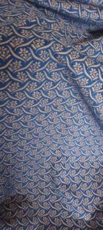 San leucio velluto double face blu e bronzo 500x140 cm -