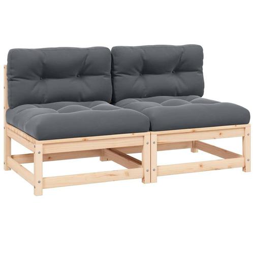 Tuinmiddenbanken Grenenhout 2x | Retour Deal | Modulaire..., Tuin en Terras, Tuinbanken, Nieuw, Hout, Verzenden