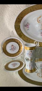 T.LIMOGES - Tafelservies (5) - 22 kt goud - Cherubijntjes, Antiek en Kunst