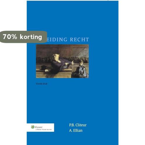 Inleiding Recht 9789013112665 P.B. Cliteur, Boeken, Wetenschap, Gelezen, Verzenden