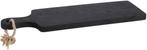 2dekans | Rubberwood Zwarte Snijplank 50x15x2 cm – Duurzaam, Huis en Inrichting, Ophalen of Verzenden, Nieuw