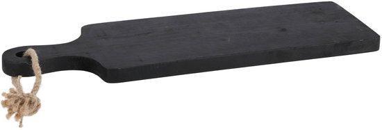 2dekans | Rubberwood Zwarte Snijplank 50x15x2 cm – Duurzaam, Huis en Inrichting, Keuken | Keukenbenodigdheden, Ophalen of Verzenden