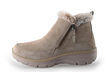 Skechers Enkellaarzen in maat 39 Beige | 5% extra korting beschikbaar voor biedingen