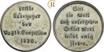 Zilver medaille auf 300 Jahre Reformation 1830 Reformation:, Timbres & Monnaies, Pièces & Médailles, Verzenden
