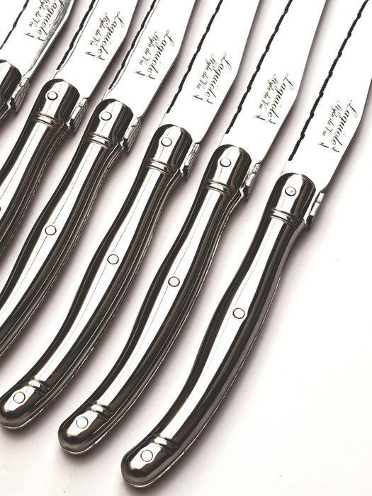Laguiole - 6x Forks and 6x Knives - style de -, Antiek en Kunst, Antiek | Keukengerei