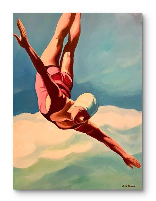 Biatturi Irina - Plongeuse, Antiquités & Art, Art | Objets design